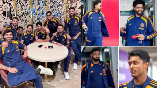 Team India reaches UK